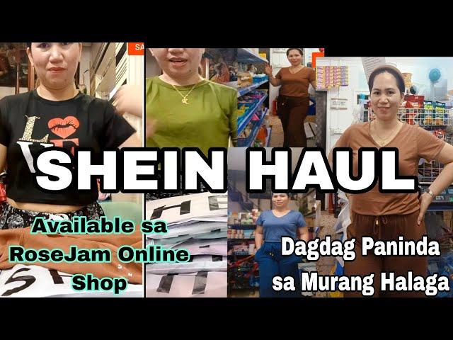 Unwrapping Dagdag Paninda Again sa Shopee Mga SHEIN T-shirts VNeck Original! Worth 3kk++ Magkano?