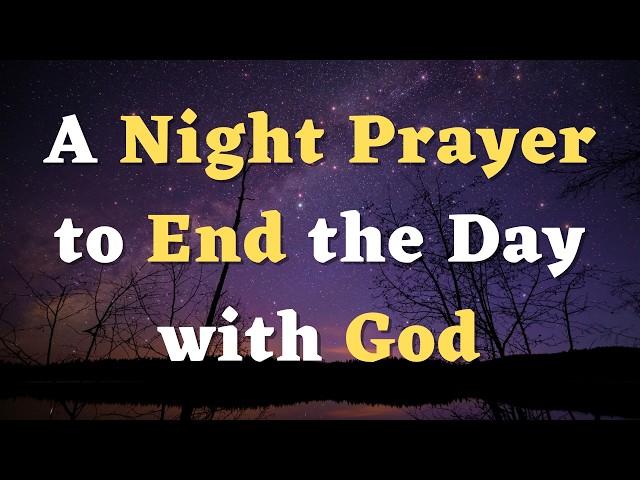 A Night Prayer Before Bed - Lord, May I Sleep In Your Peace Tonight - A Bedtime Prayer