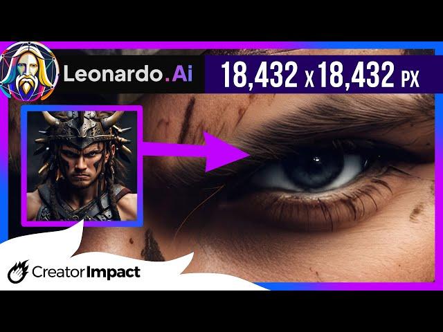 How to upscale Leonardo AI Art for MAX Resolution!