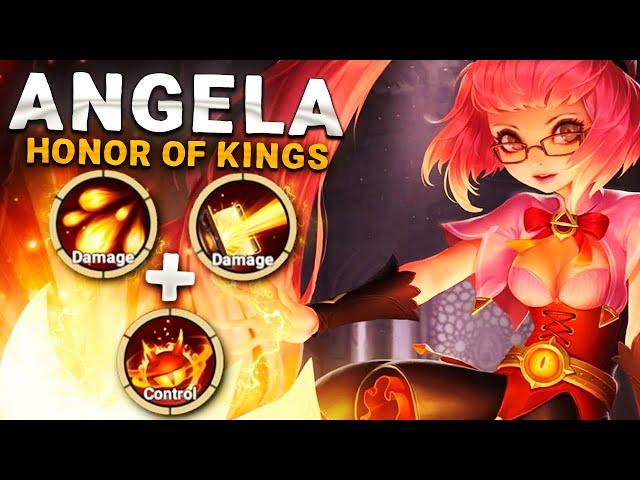 Angela в Honor of Kings убивает любого за 1 секунду!