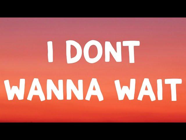 David Guetta - I Dont Wanna Wait (Lyrics) Feat. One Republic