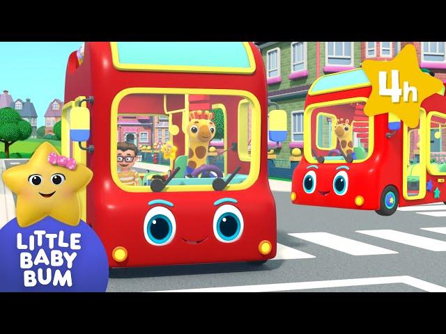 FOUR HOURS of Baby Songs | Wheels Go Round and Round | Little Baby Bum Nursery Rhymes | Baby TV