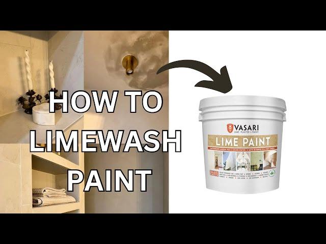 How to limewash walls like a Pro . Vasari paint review