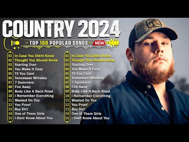 Country Music 2024  Luke Combs, Luke Bryan, Chris Stapleton, Morgan Wallen, Jason Aldean,Kane Brown