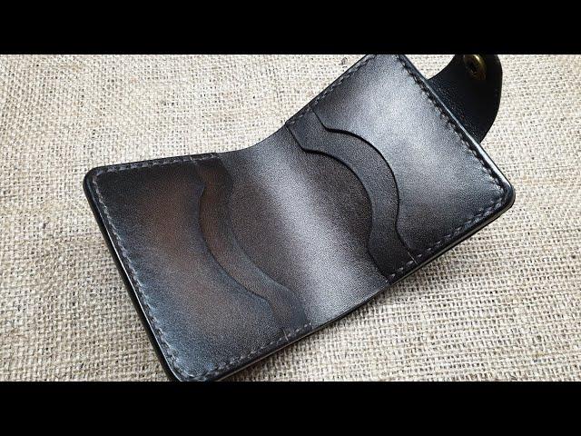 Кошелёк из натуральной кожи ручной работы. Handmade leather wallet