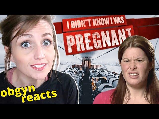 ObGyn Doctor Reacts: Didn't Know I Was Pregnant | FLIGHT ATTENDANT