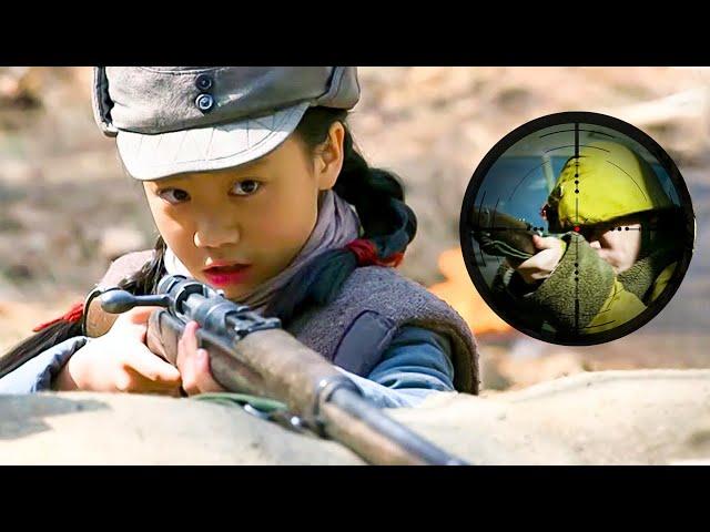 The little girl was born to be a sharpshooter, hit the enemy machine gunner with her first gun！