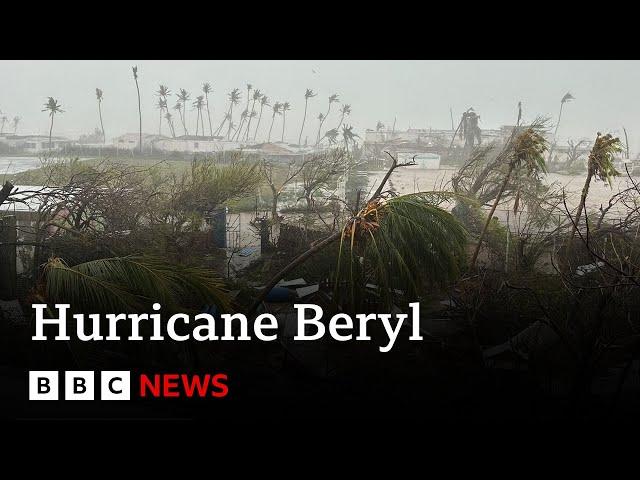 Hurricane Beryl batters Jamaica | BBC News