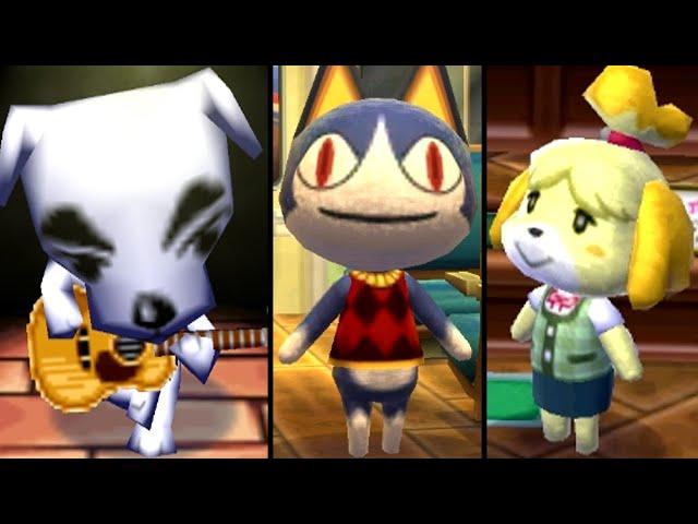 Animal Crossing Evolution of INTROS (to New Horizons)