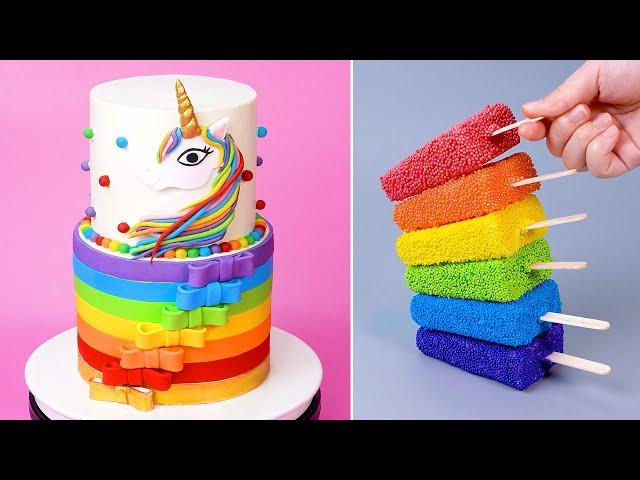 Perfect And Easy UNICORN Cake Decoration Ideas | Amazing Cake Tutorials | Cake Hacks