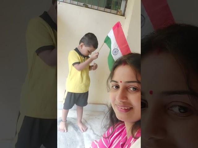 August15 celebration in school #minivlog #krish #shortsvideo @shibanshdey1946