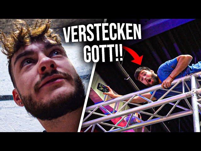 VERSTECKEN SPIELEN IN TRAMPOLINHALLE! *er nimmt alle Hops*