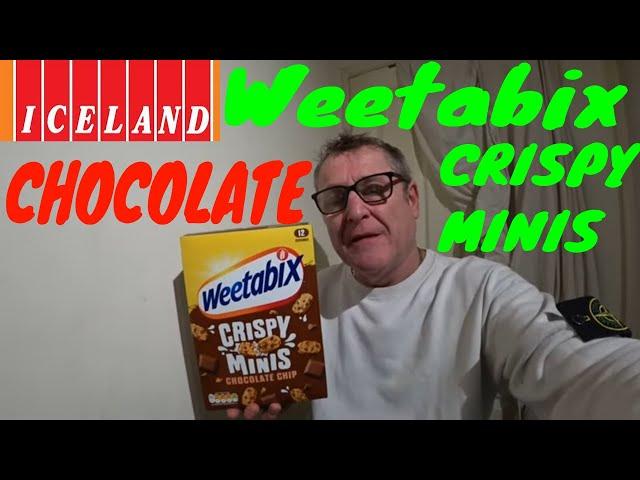 Weetabix CRISPY MINIS CHOCOLATE CHIP FOOD REVIEW