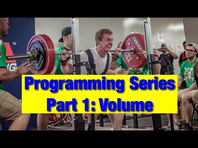 Programming Series Part 1: Volume Manipulation and Progression