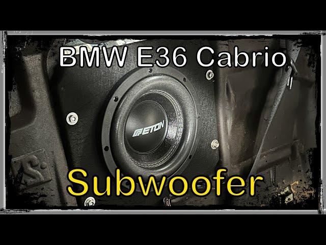 BMW E36 Subwoofer / Eton PW8