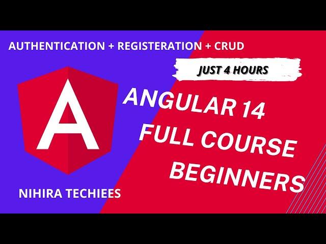 Angular 14 Full Course with real time example 2022 ( angular crud + authentication + Material UI)