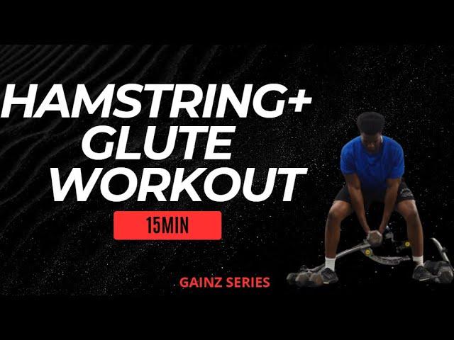GAINZ Series: HAMSTRING + GLUTES Workout | Dumbbell Workout | Day 16