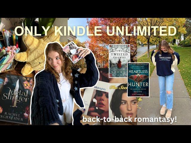 READING KINDLE UNLIMITED FOR THE WEEK - metal slinger, heartless hunter & two twisted crowns️