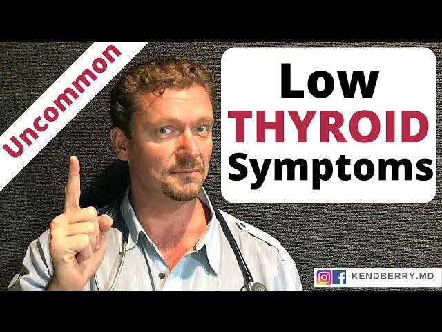 LOW THYROID Symptoms (Common and Uncommon) 2024