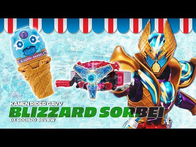 พลังเยือกแข็ง BLIZZARD SORBET!  - KAMEN RIDER GAVV  - DX BLIZZARD SORBEI GOCHIZO REVIEW รีวิว