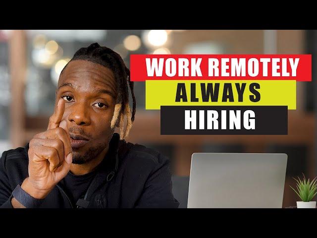 UK & US Companies Always Hiring Work From Home Jobs (Remote With Great Pay)