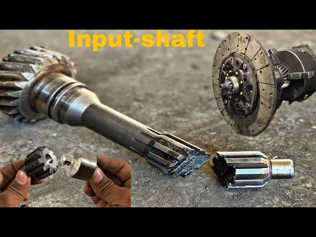 We Connected the Broken Input-shaft with Using a Special Piece That was Another Adorable Level Work