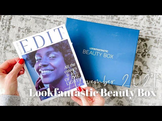 Lookfantastic Beauty Box Unboxing November 2021: Beauty Subscription Box