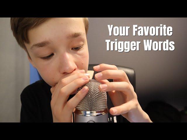 ASMR Whispering YOUR favorite Trigger Words | Inaudible & Unintelligible Whispering