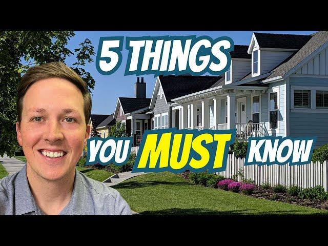 5 Things You MUST Know Before Buying a 55+ Community in Utah