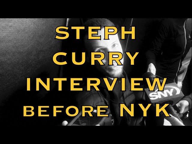 Entire STEPH CURRY Q&A: MSG "elevated that much more", tactfully deflects NYC nightlife question