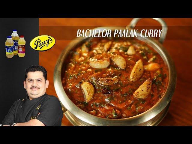 Venkatesh Bhat makes Bachelors special Paalak Curry | gravy for chapati, roti | quick & easy recipe