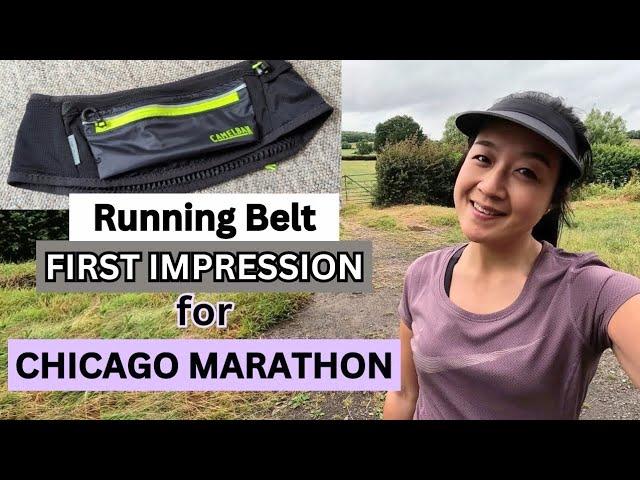 CAMELBAK Ultra Running Belt First Impression During Chicago Marathon Training Week 6, 14 Weeks Left