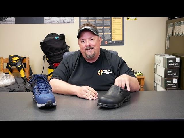 Differences in EH (electrical hazard) vs ESD (electric static dissipation) and your workboots