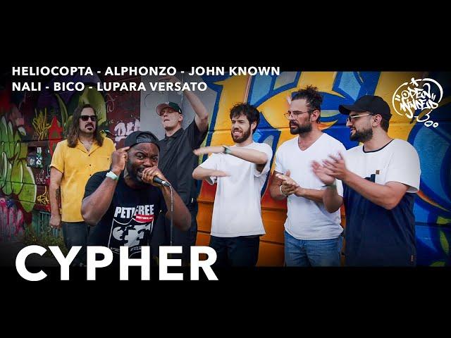 Open Minded Cypher | Heliocopta, Alphonzo, John Known, Nali, Bico & Lupara Versato (Tapefabrik 2023)