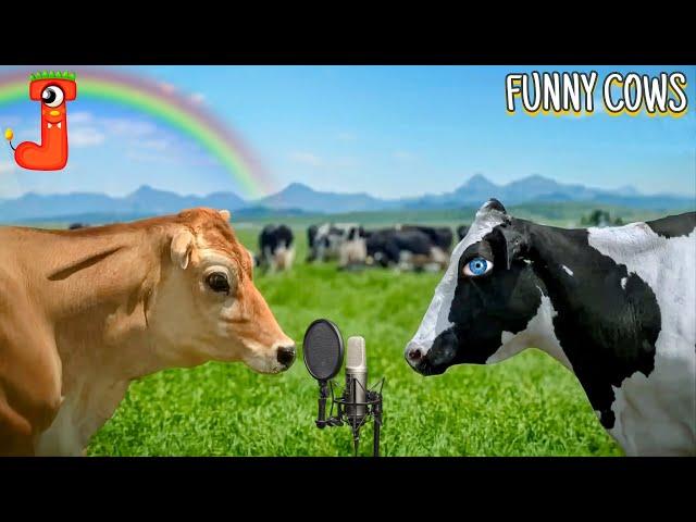 FUNNY COW DANCE FOR 4 MINUTES | Gaiya | gai | Cow Cow Song & Cow Videos 2022 | Cow dance & Cow music