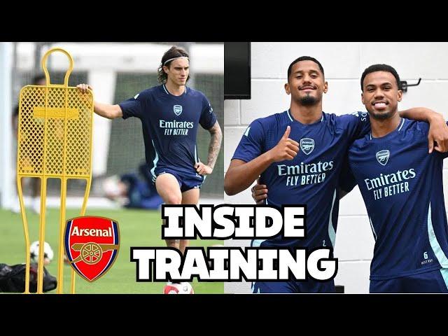 INSIDE TRAINING! Preparing for Bayer Leverkusen -   Arsenal Training Today