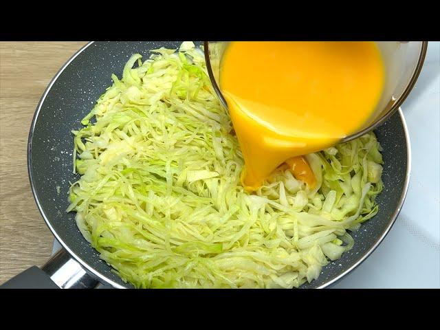 Do you have cabbage and eggs at home? 2 quick, easy and delicious cabbage recipes # 264