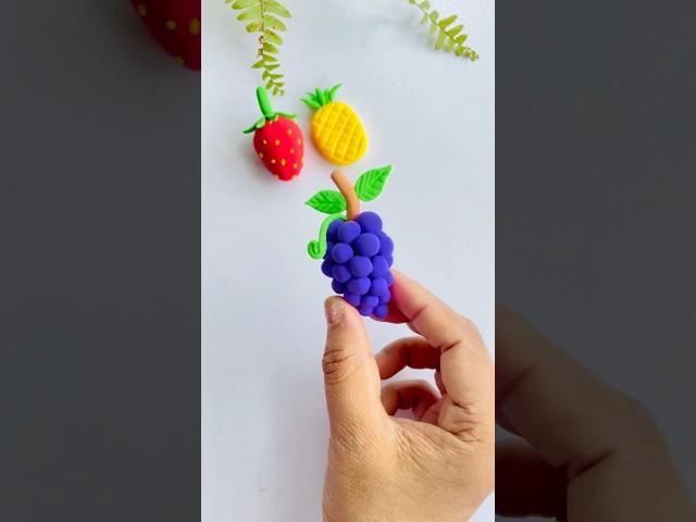 How to make fruits with clay ++#shorts #short #shortvideo #shortsvideo #shortsfeed #reels