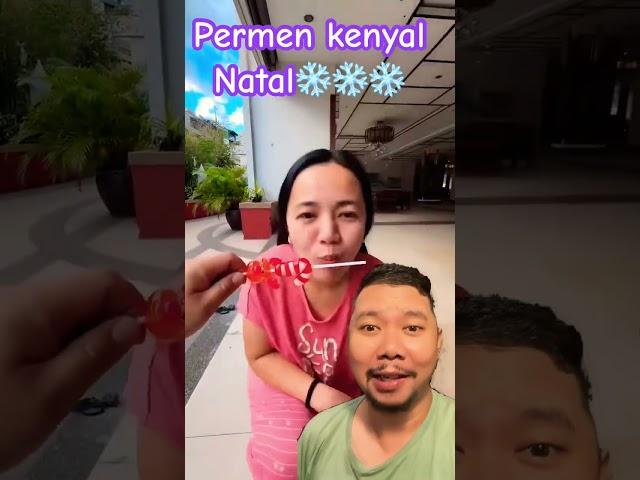 PERMEN KENYAL NATAL ENAK BANGET!!??? #funny #cute #baby #shortsfeed #comedy