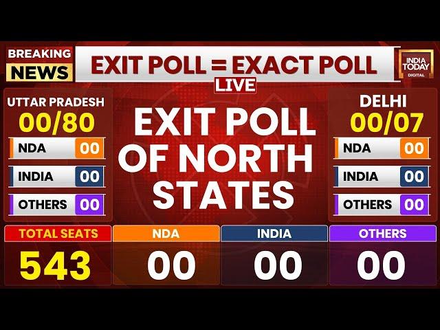 LIVE: Exit Poll Of North States | Lok Sabha Exit Poll | India Today Axis My India Exit Poll LIVE