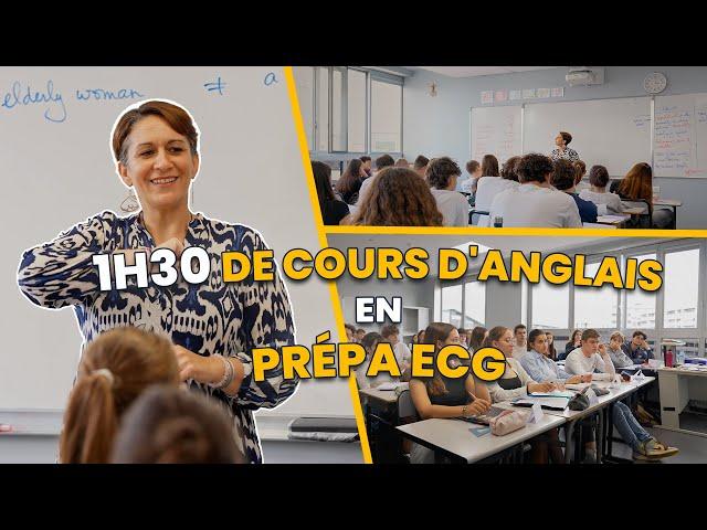 1h30 de cours d'anglais en PRÉPA