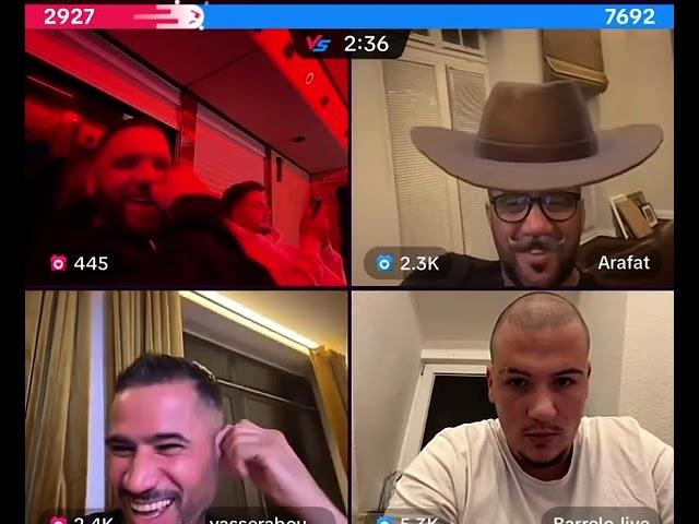 Fler und Arafat Live auf TikTok im Tourbus