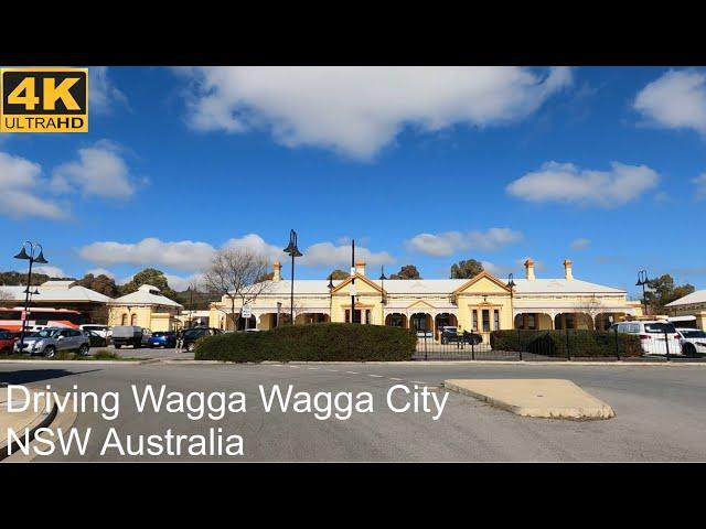 Driving The City Of Wagga Wagga | NSW Australia | 4K UHD