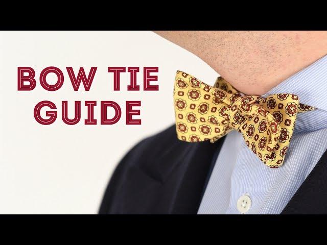 Bow Tie Guide - History, Styles, Quality Hallmarks & All You Need To Know About Bow Ties