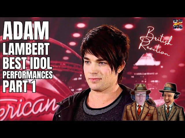 BRITISH DADS REACT to Adam Lambert American Idol Audition and Performances Pt1