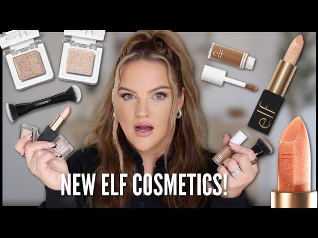 TRYING NEW ELF COSMETICS  Urban Decay Moondust DUPE!