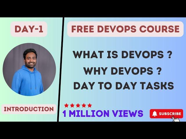 Day-1 | Fundamentals of DevOps | Free DevOps Course | 45 days | #devopscourse #learning