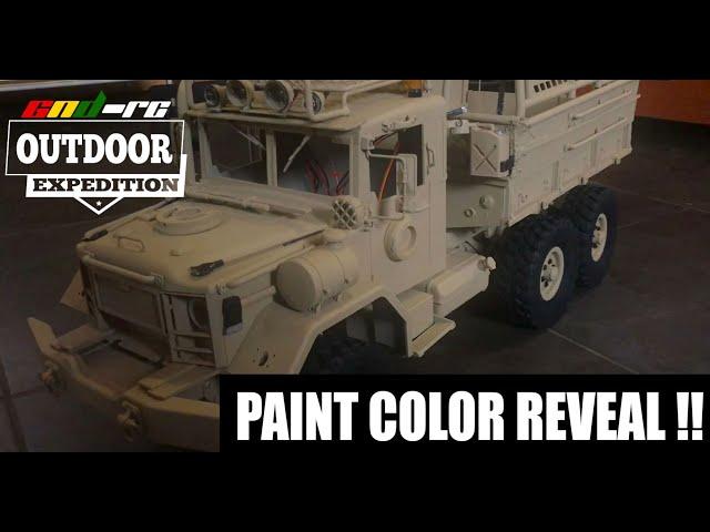 Cross RC HC6 6x6 Military Truck Kit Build Series   Part 6   Spraying New Paint Color