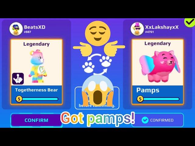 Trading pamps with Super stac |Pkxd||Pet trade#pkxdnewupdate #pkxd