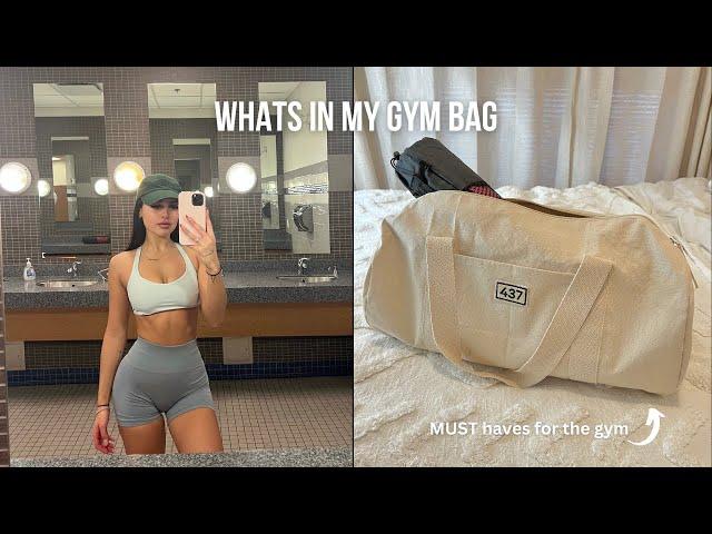 WHATS IN MY GYM BAG l 2023 MUST have essentials for the gym